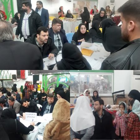 بر پایی میز خدمت بهزیستی استان در شهر مزرعه کتول