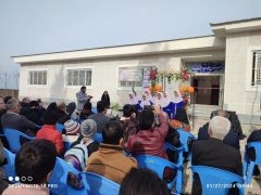 افتتاح مدرسه تمام خیری محمد نویدبهداد در مینودشت