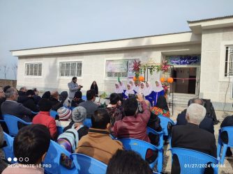 افتتاح مدرسه تمام خیری محمد نویدبهداد در مینودشت
