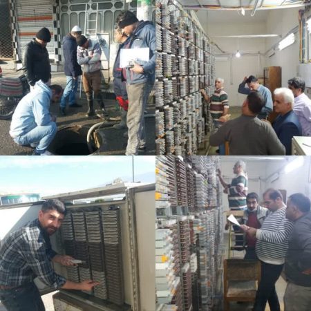 توسعه دو کافوی نوری در مخابرات شهرستان بندرگز