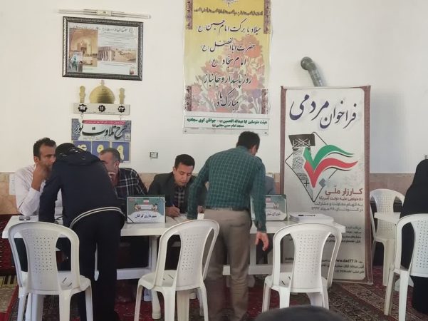 برگزاری میز خدمت حوزه مقاومت بسیج ادارات سپاه گرگان در کوی سجادیه گرگان