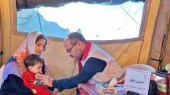 ادای نذر خدمت هلال احمر به اهالی روستای هاشمنلی ترکمن
