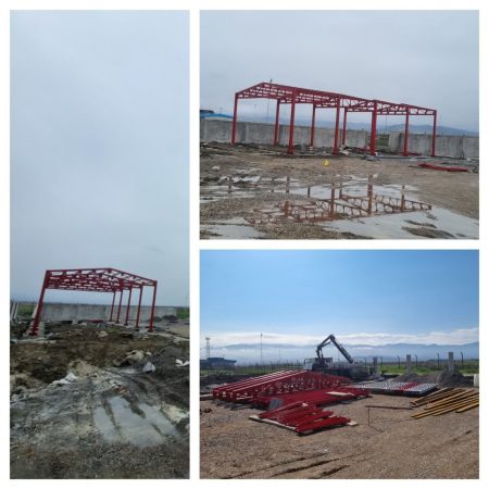 احداث ساختمان آشیانه تجهیزات موتوری لند ساید فرودگاه گرگان