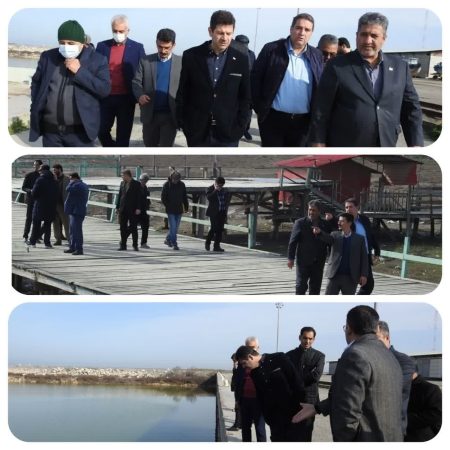 اسکله بندرترکمن برای رفاه حال مسافران نوروزی آماده می شود.