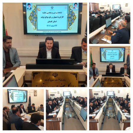 برگزاری ۴۳ جلسه کارگروه تسهیل در گلستان