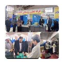 حضور تعاون روستایی شهرستان کلاله در نمایشگاه عرضه مستقیم کالا و فروش بهاره عید همزمان با طرح ضیافت ماه مبارک رمضان