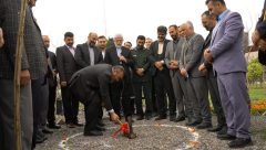 آغاز عملیات اجرایی المان شهید گمنام سایت اداری انجام شد