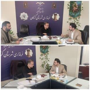 دیدار فرماندار با رئیس مرکز آموزش فنی و حرفه ای گرگان