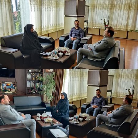 دیدار مدیر صندوق بیمه اجتماعی کشاورزان،روستائیان و عشایر در دیدار با طاهری زاده مدیر کل بهزیستی استان