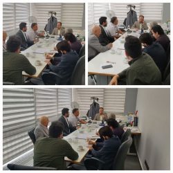 جلسه مدیر کل بنیاد شهید و امور ایثار گران استان در خصوص افتتاح مجتمع ورزشی،اقامتی و توانبخشی ایثار گلستان در سفر به تهران برگزار شد