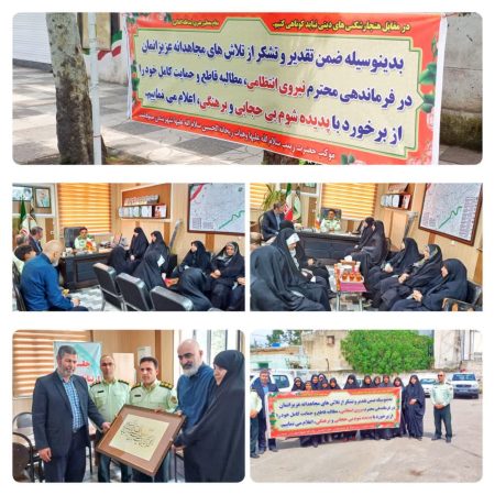 تجلیل نهاد های مردمی از عملکرد پلیس مینودشت در اجرای طرح نور