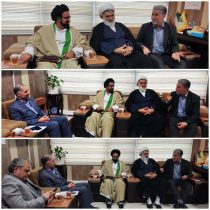 دیدار مهندس سنگدوینی و دبیر شورای امر به معروف و نهی از منکر استان گلستان با مدیر کل راه آهن شمال شرق ۲