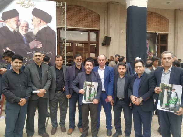 حضور مدیرکل و کارکنان صمت گلستان در اجتماع مردم گلستان در سوگ سیدالشهدای خدمت و یاران شهیدش