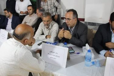 برپایی میز خدمت و پاسخگویی مدیرعامل شرکت گاز استان گلستان در شهر سنگدوین