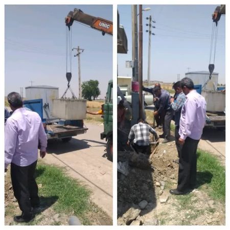 تجهیز و بروز رسانی شبکه مخابرات روستای ده حسن خان مینودشت