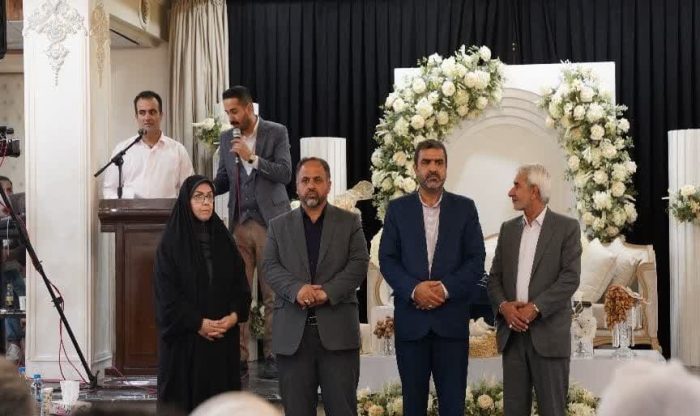 دومین آیین نکوداشت ازدواج ۱۱۰ زوج جوان شهرستان علی آبادکتول با عنوان «جشن وصال» برگزار شد