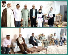 دیدار مدیر کل حفاظت محیط زیست گلستان با خانواده شهید حبیب صولتی