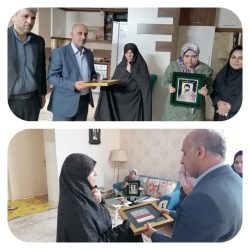 دیدار مدیر تعاون روستایی استان گلستان با خانواده معظم شهید”حسن هدایتی”