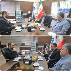 مدیرکل تعزیرات حکومتی گلستان با مدیرکل غله و خدمات بازرگانی استان دیدار کرد