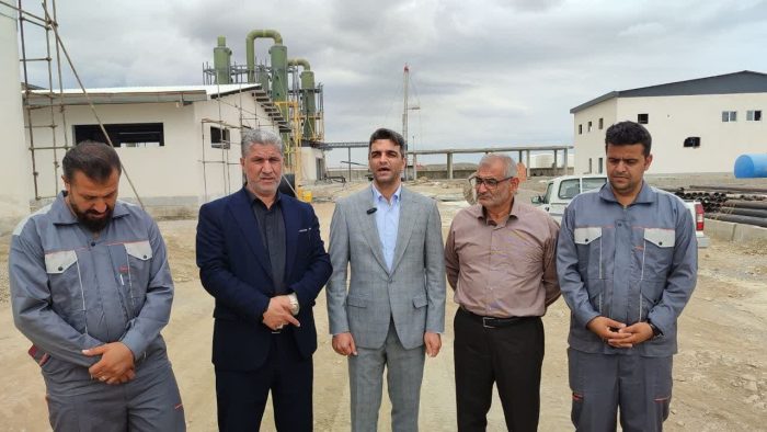 مهندس سنگدوینی از کارخانه اکسیر ید ایرانیان آق قلا بازدید کرد