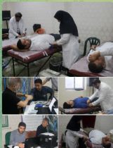 مدیرعامل و جمعی از کارکنان کارخانه شیر پگاه گلستان خون اهدا کردند