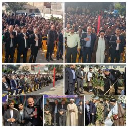 نواخته شدن زنگ ایثار و شهادت در مدارس شهر فاضل آباد