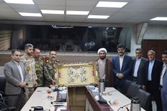 دیدار رییس شورای هماهنگی تبلیغات اسلامی استان و جمعی از مسئولین نظامی و دولتی با سردار ملک شاهکوهی