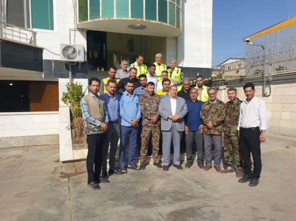 تجدید میثاقی دیگر با شهدای هشت سال دفاع مقدس در اداره گاز شهرستان آق قلا