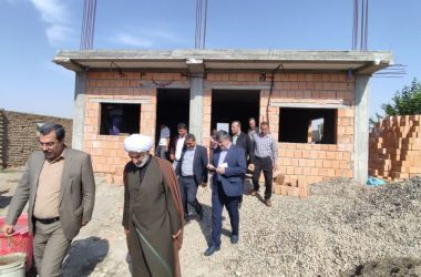 بازدید مدیرکل حساب ۱۰۰ و مدیرعامل انجمن خیرین مسکن ساز کشور از خانه زهرا در روستای یلمه سالیان شهرستان آق قلا