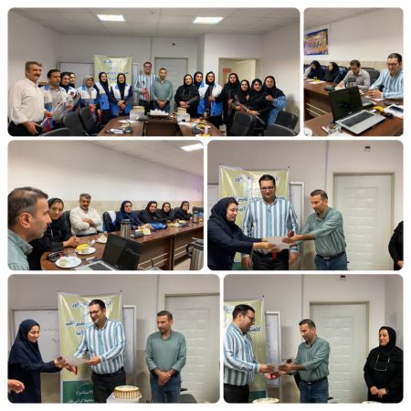مراسم گرامیداشت روز جهانی بهداشت محیط و تقدیر از کارشناسان سلامت محیط مرکز بهداشت علی آباد کتول