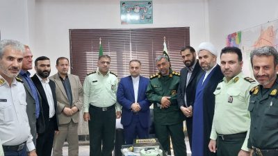 دیدار فرماندار شهرستان گرگان با فرمانده انتظامی شهرستان