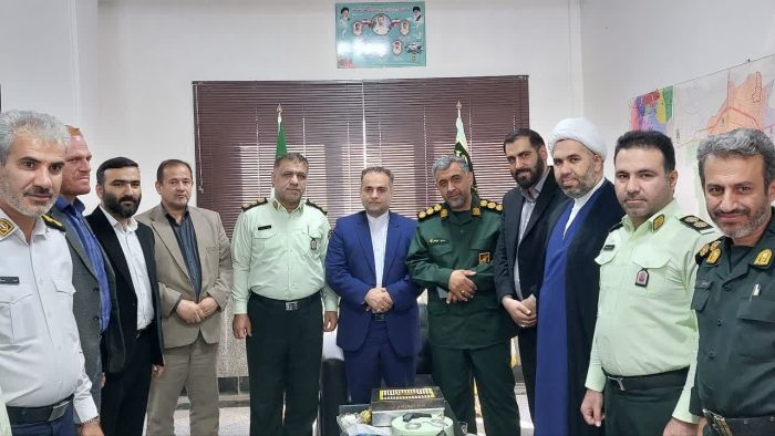 دیدار فرماندار شهرستان گرگان با فرمانده انتظامی شهرستان