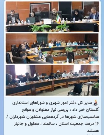بررسی نیاز معلولان و موانع مناسب‌سازی شهرها در گردهمایی مشاوران شهرداران / ۱۴ درصد جمعیت استان ، سالمند ، معلول و جانباز هستند