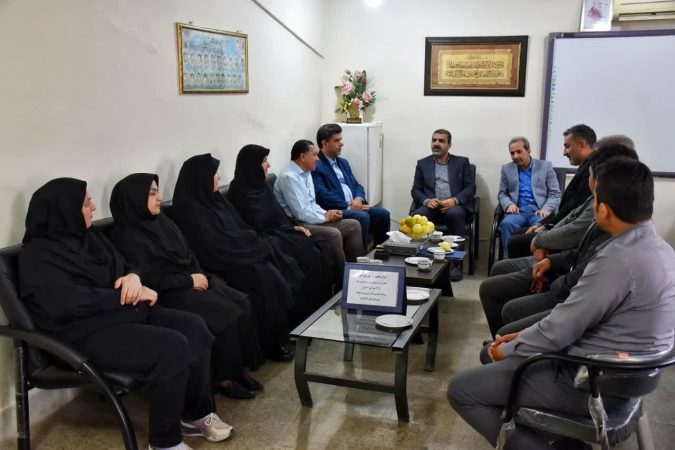 دیدار فرماندار علی آباد کتول به مناسبت هفته تربیت بدنی و ورزش با رئیس و پرسنل اداره ورزش و جوانان شهرستان