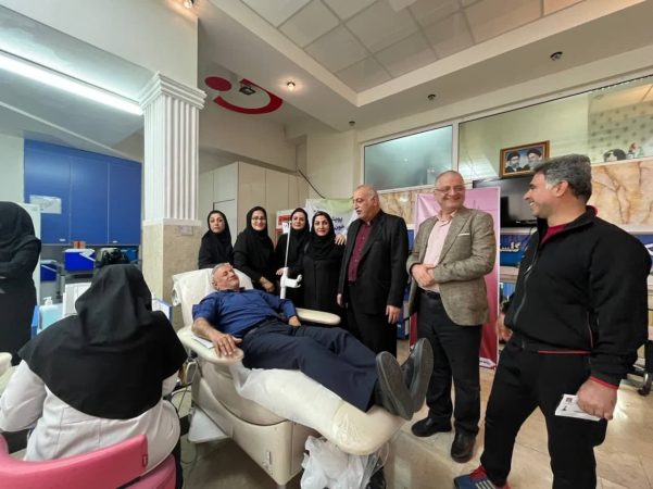 حضور مهندس برزمینی مدیرکل ورزش و جوانان گلستان در پویش نذر خون