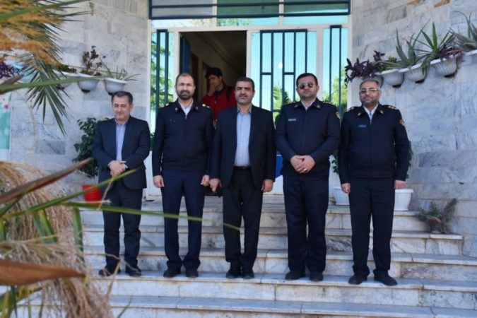 بازدید فرماندارعلی آبادکتول از پلیس راهنمایی و رانندگی شهرستان.