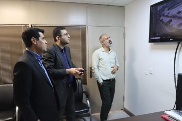 بازدید مهندس شهمرادی از سیستمهای مانیتورینگ شرکت شهرکهای صنعتی گلستان