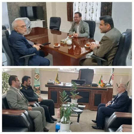 جلسه بررسی پیشگیری از سرقت تجهیزات مخابراتی در شهرستان گمیشان