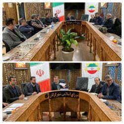 جلسه مشترک اعضای شورای شهر با مسئولین تربیت بدنی اداره آموزش و پرورش گرگان