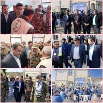 تقدیر فرمانده سپاه نینوای استان از خدمات و همکاری درمانی مدیریت درمان گلستان