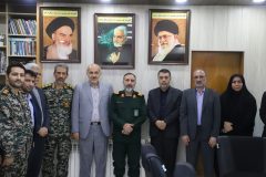 دیدار مسئولین آموزش و پرورش با فرمانده سپاه نینوای گلستان