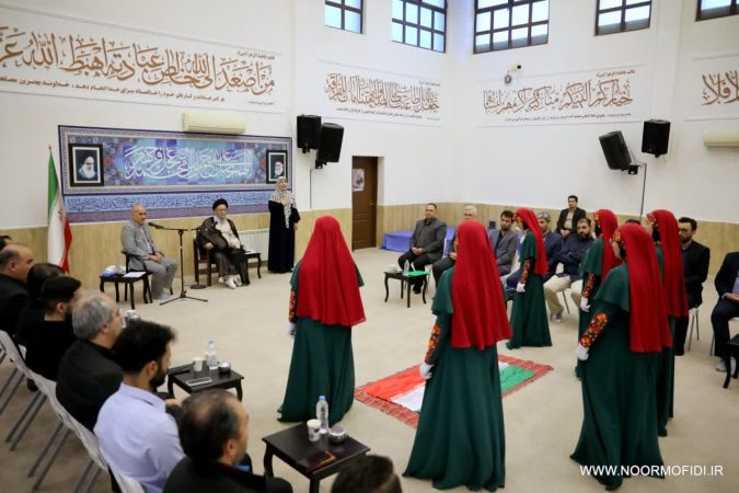 دیدار دانش‌آموزان مدارس استثنایی استان گلستان با حضرت آیت الله نورمفیدی