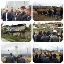 بازدید میدانی معاون مالی، حقوقی و امور مجلس وزارت نیرو از غرب گلستان