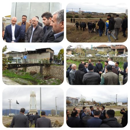 بازدید میدانی معاون مالی، حقوقی و امور مجلس وزارت نیرو از غرب گلستان