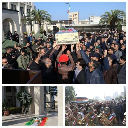 شهید گمنام عملیات بدر در “خانه عدالت” آرام گرفت