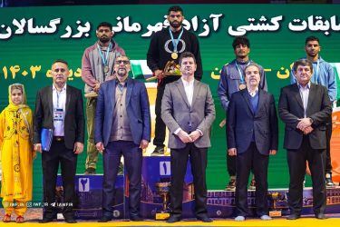 پایان مسابقات کشتی آزاد قهرمانی کشور به میزبانی گرگان