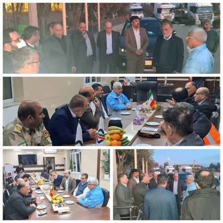 بازدید معاون هماهنگى امور اقتصادى استاندارى گلستان وهیأت همراه از گمرک مرزی اینچه برون و نشست مشترک با دستگاه های مرتبط با امر تجارت