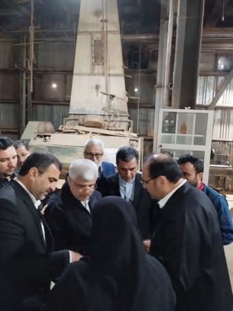 بازدید میدانی سرپرست معاونت هماهنگی امور اقتصادی استانداری گلستان از شرکت خاوردشت علی آباد کتول
