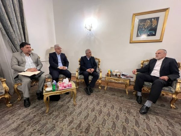 دیدار مهندس عبدالجلال ایری نماینده مردم شریف غرب گلستان با دکتر مهاجر معاون دیپلماسی اقتصادی وزارت امور خارجه