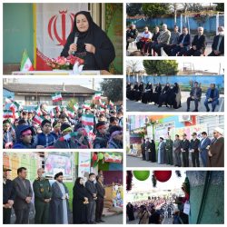 با حضور فرماندار کردکوی زنگ گلبانگ انقلاب نواخته شد